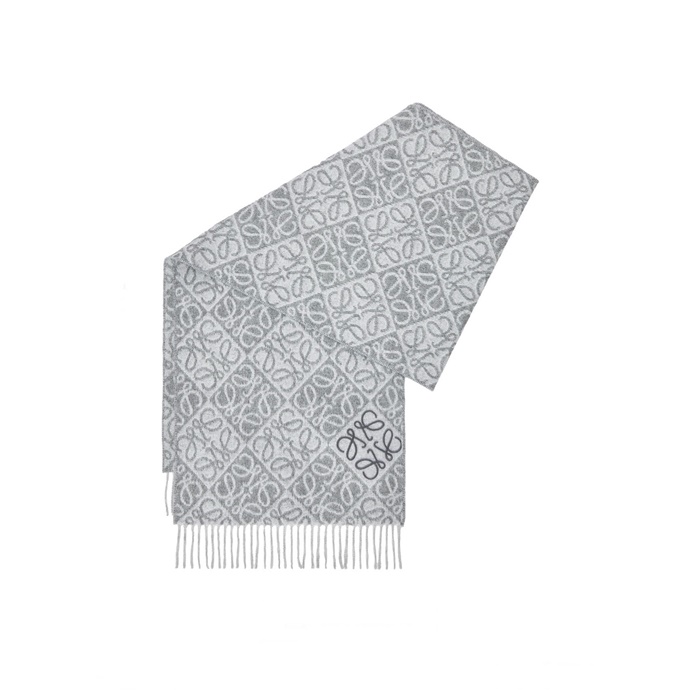 ロエベユニセックス両面マフラー-c2979