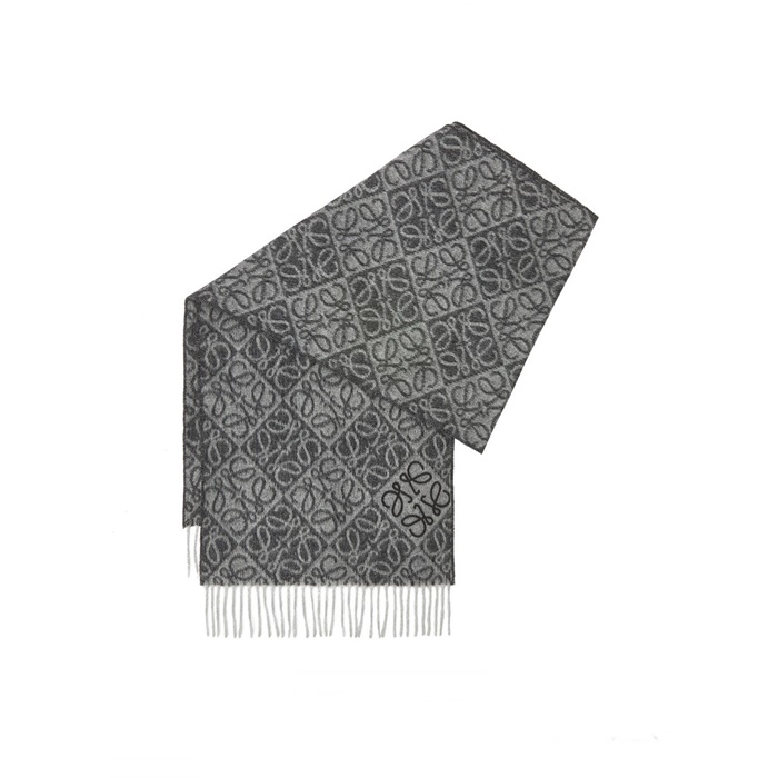 ロエベユニセックス両面マフラー-c2980