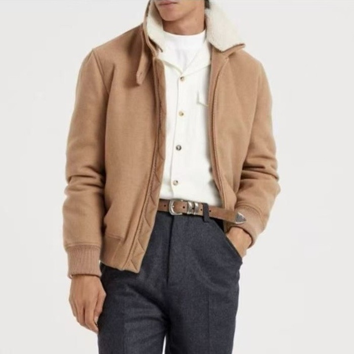 ブルネロクチネリメンズベーシックジャケットc4717