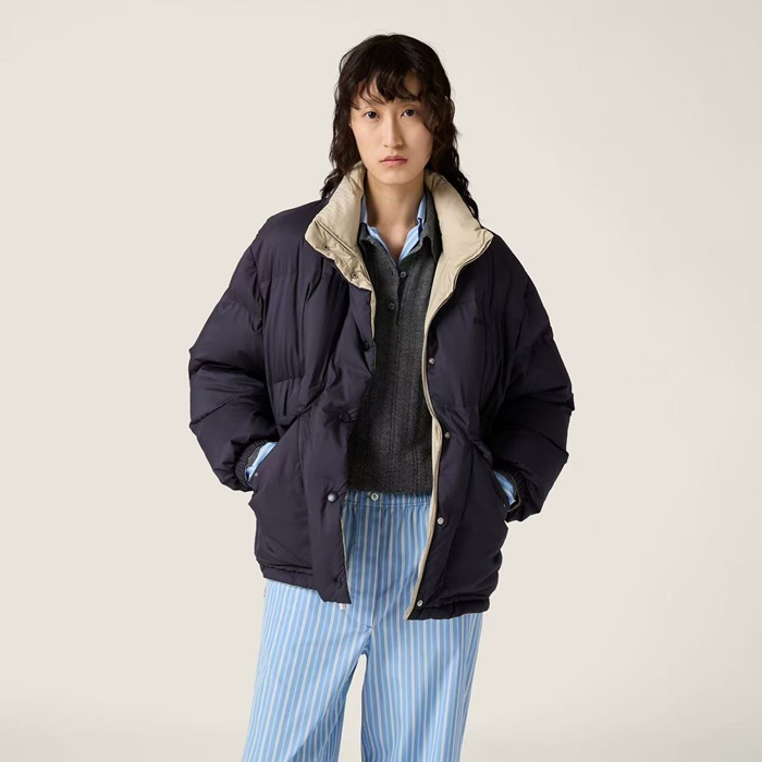 ミュウミュウレディース両面ダウンパディングc4718