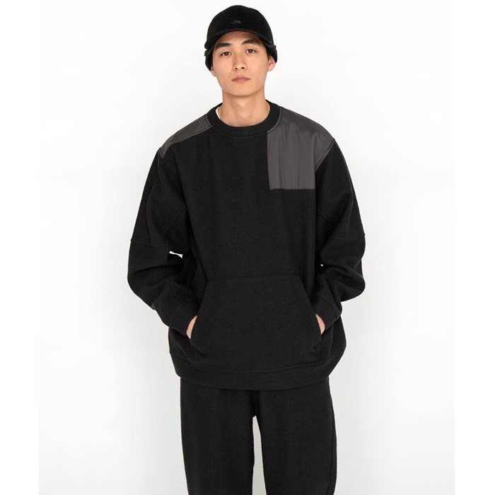 ザノースフェイスメンズラウンド長袖Tシャツc4743