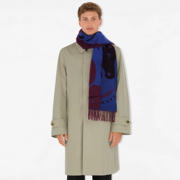 バーバリーユニセックスヴィンテージマフラーc3011