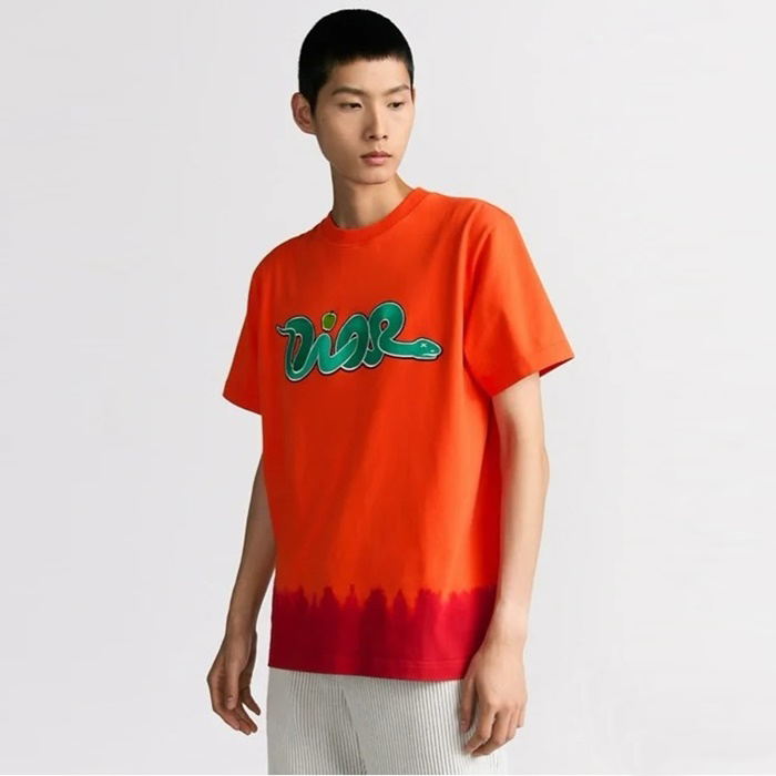 ディオールメンズラウンド半袖Tシャツc4755