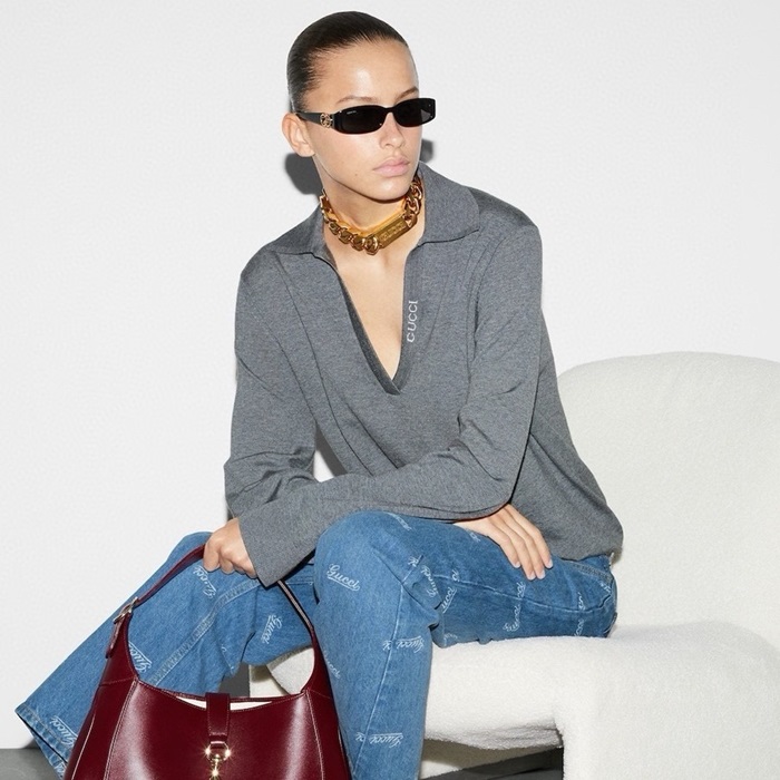 グッチレディースポロセーターc4781