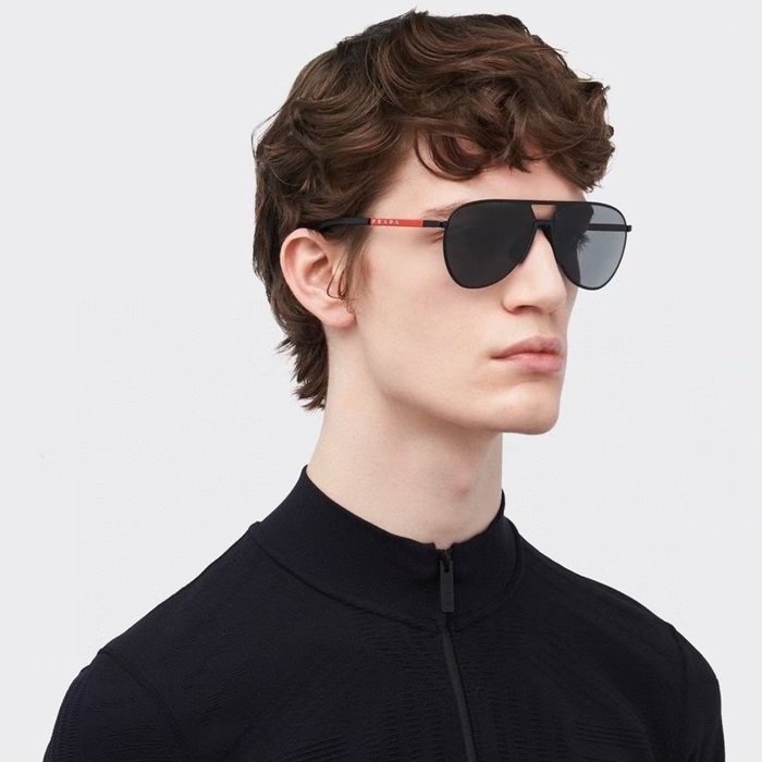 プラダメンズプレミアムメタルフレームサングラスc3153