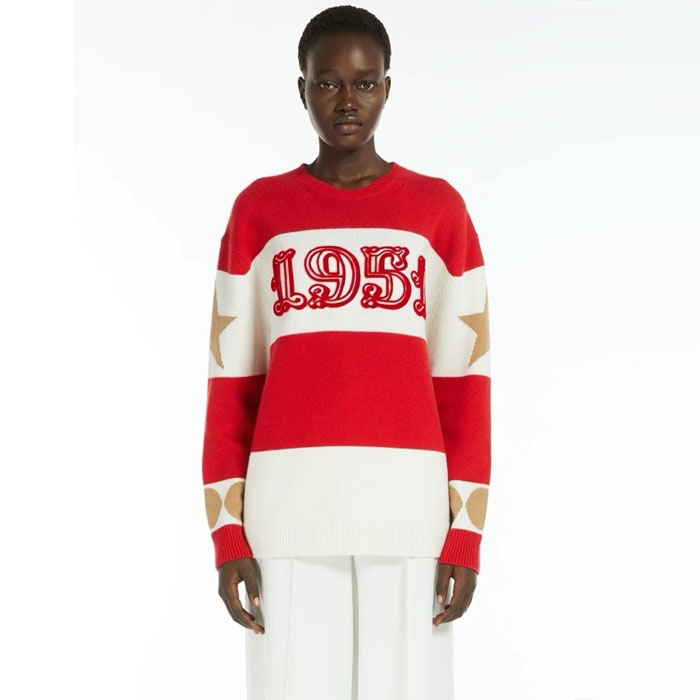 マックスマーラレディースクルーネックセーター-c4807