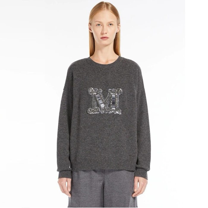 マックスマーラレディースクルーネックセーター-c4808