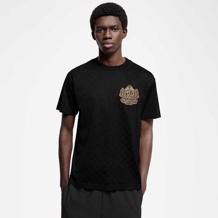 ルイヴィトンメンズラウンド半袖Tシャツc4864