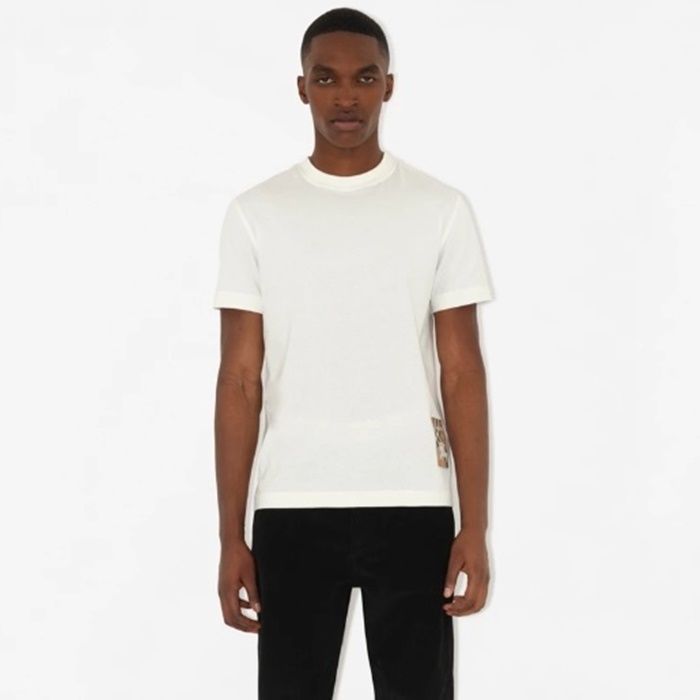 バーバリーメンズラウンド半袖Tシャツc4885