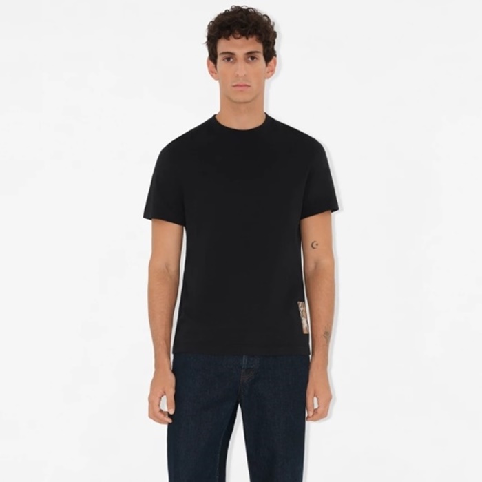 バーバリーメンズラウンド半袖Tシャツc4887