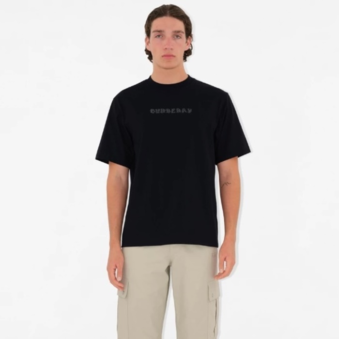 バーバリーメンズラウンド半袖Tシャツc4889