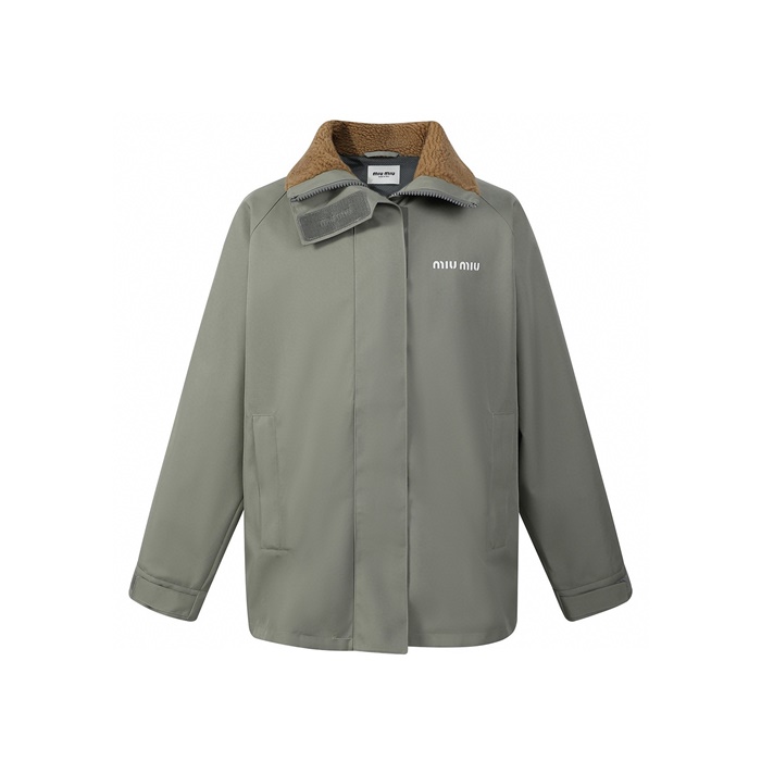 ミュウミュウユニセックスウィンドブレーカージャケットu4907