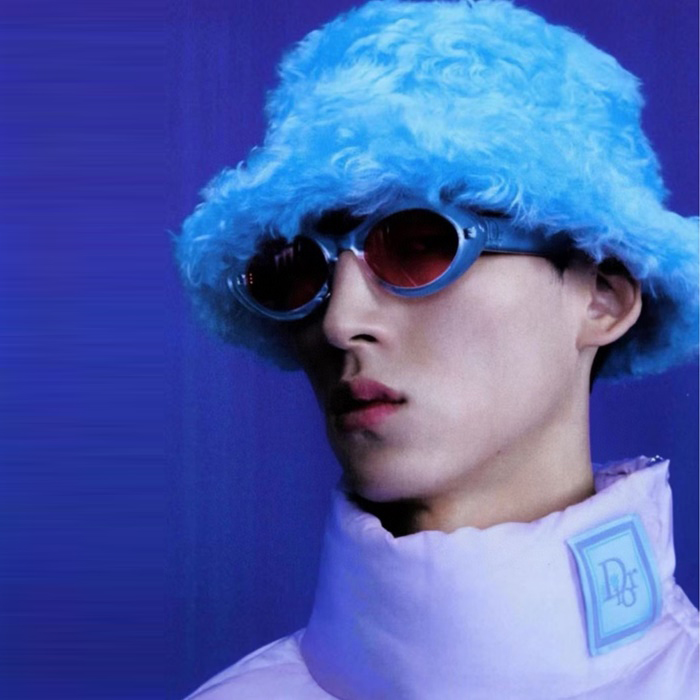 ディオールユニセックスイニシャルサングラスc3536