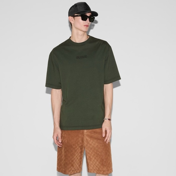 グッチメンズラウンド半袖Tシャツc4928