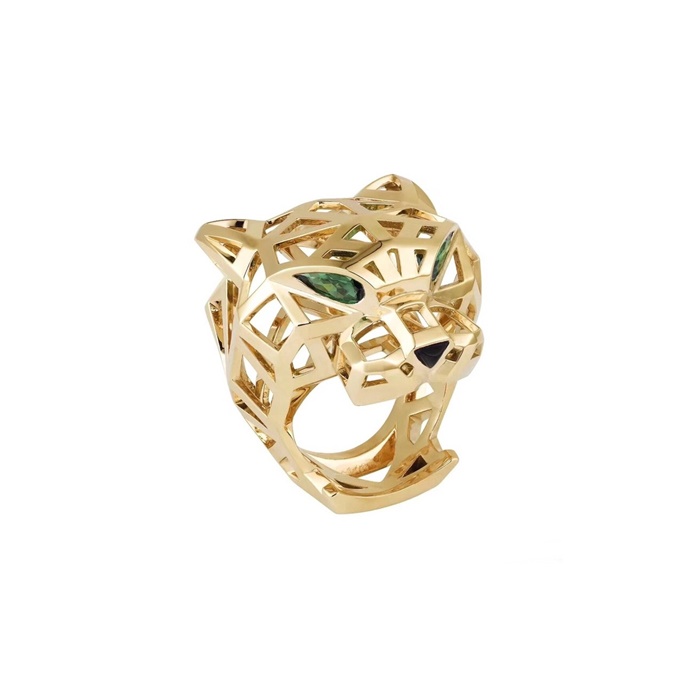 カルティエユニセックスゴールドリングc3572