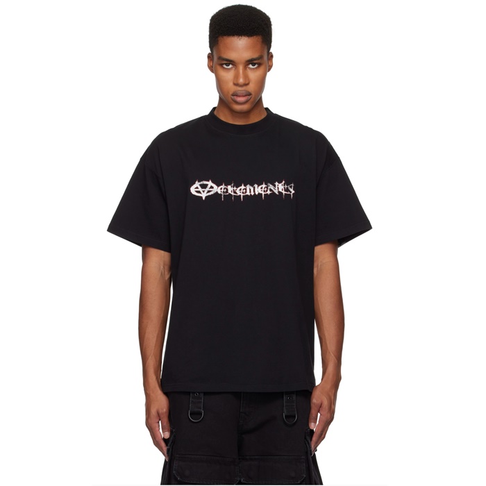 ヴェトモンユニセックスラウンド半袖Tシャツc4982