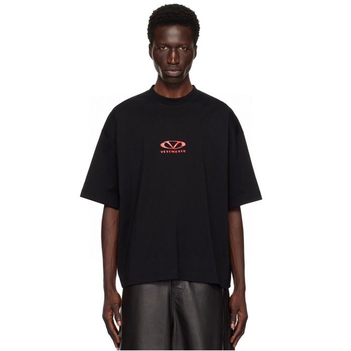 ヴェトモンユニセックスラウンド半袖Tシャツc4989