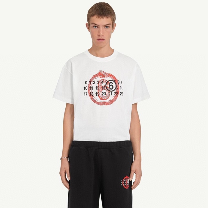 メゾンマルジェラメンズラウンド半袖Tシャツc4997