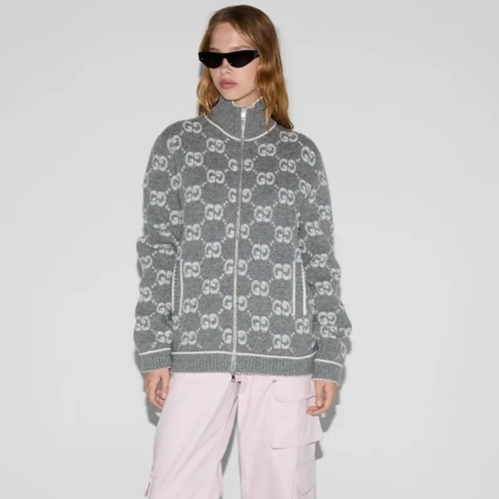 グッチレディースジップアップセーター-c5022