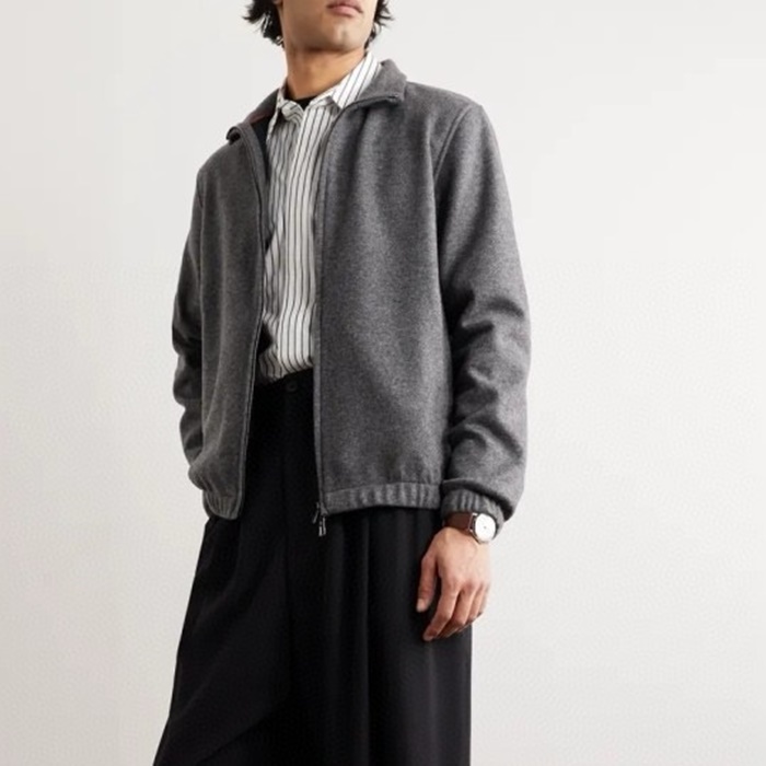 ロロピアーナメンズ両面ジャケットc5035