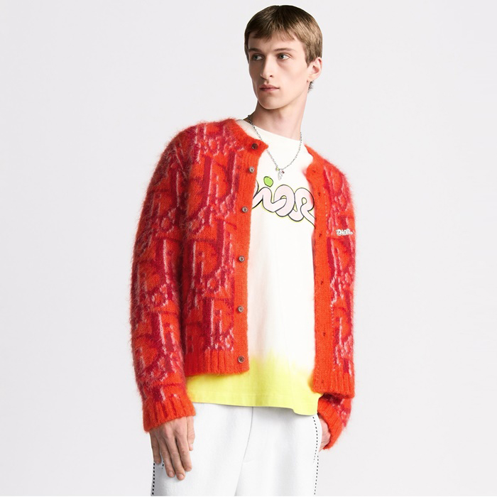 ディオールメンズオブリークカーディガンc5042