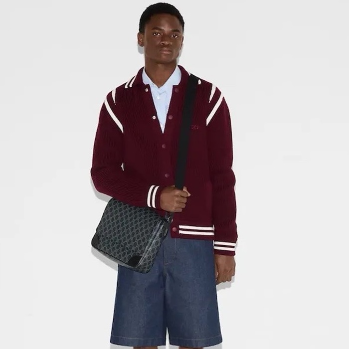 グッチメンズエンブレムバッグb4858