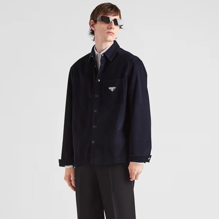 プラダメンズクラシックシャツドレスシャツc5088