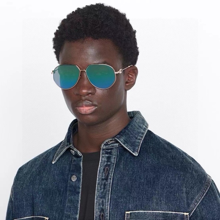 ディオールメンズプレミアムメタルフレームサングラスc3691