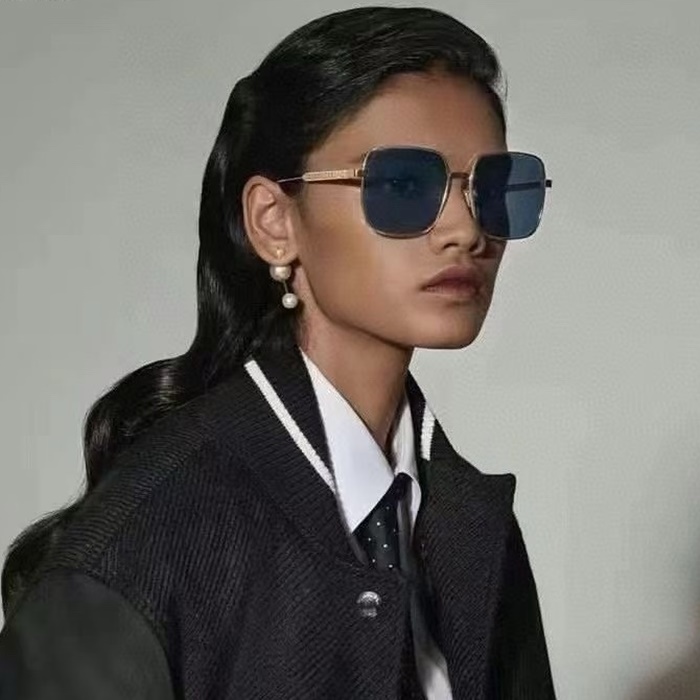 ディオールレディースプレミアムメタルフレームサングラスc3697