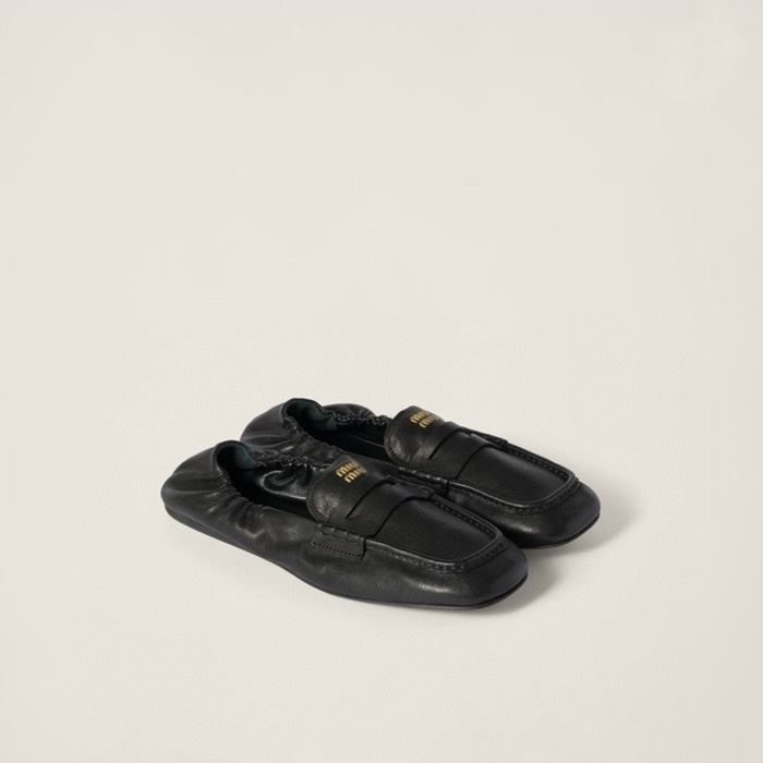 ミュウミュウレディースナッパローファーs3029