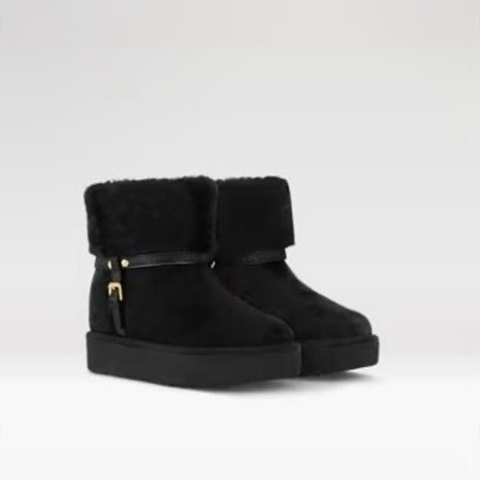 ルイヴィトンレディースプラットフォームアンケルブーツs3141