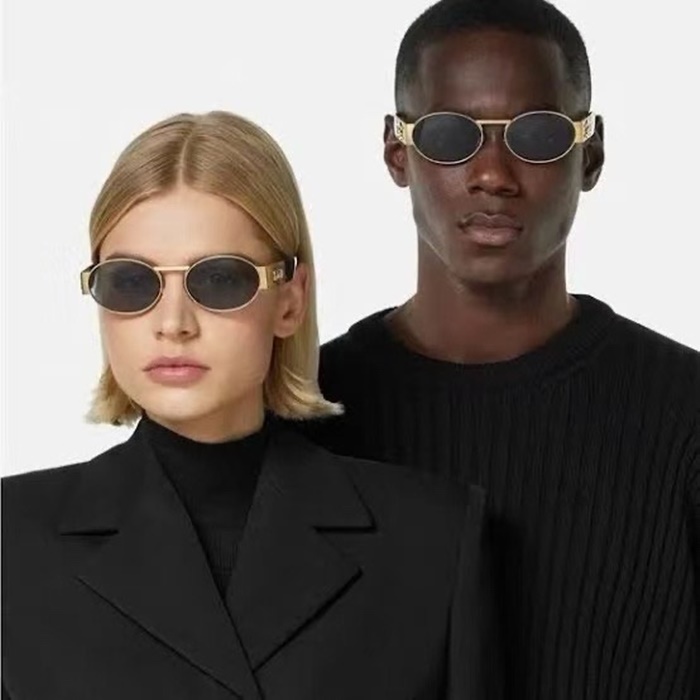 ヴェルサーチェユニセックスプレミアムメタルフレームサングラスc3729