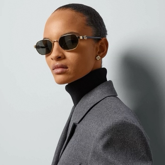 グッチレディースプレミアムメタルフレームサングラスc3732