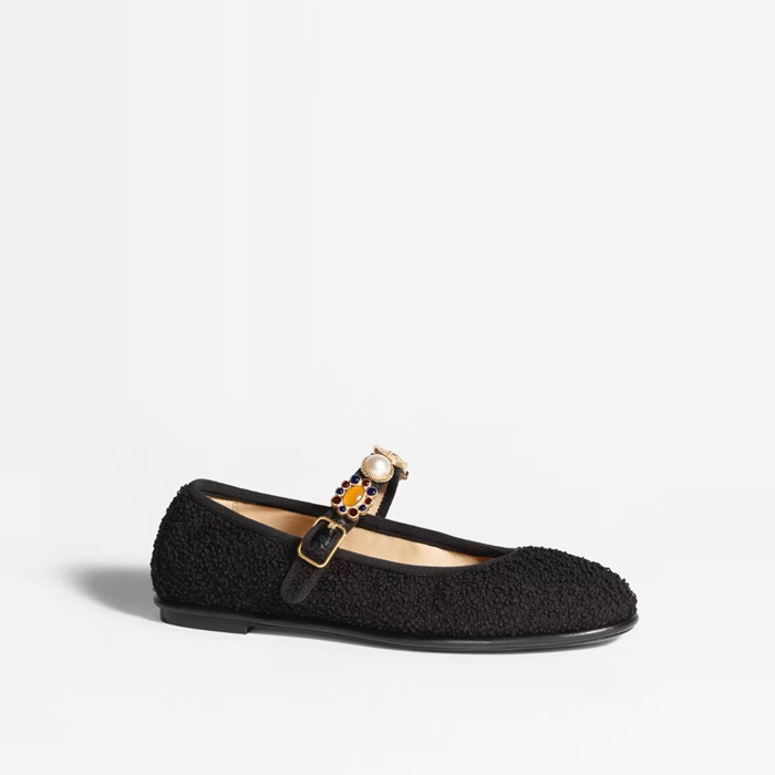 シャネルレディースメリージェーンフラットシューズ-s3315