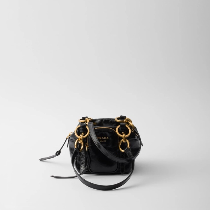 プラダレディースダンジェルトップハンドルミニショルダーバッグb4971