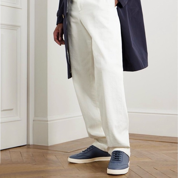 ブルネロクチネリメンズレザースニーカーs3361