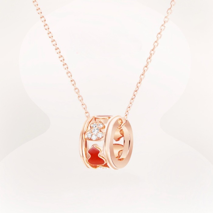 キューリンレディースゴールドネックレスc3776