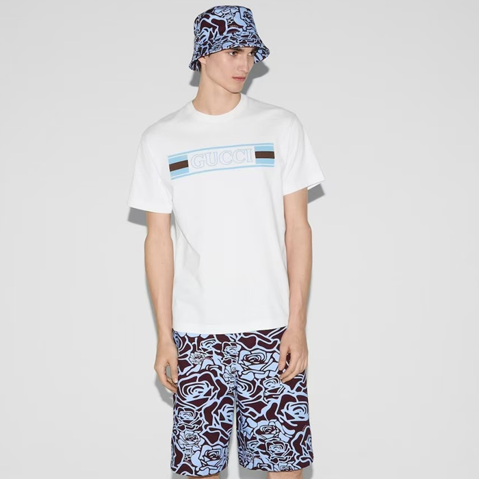 グッチメンズラウンド半袖Tシャツc5158