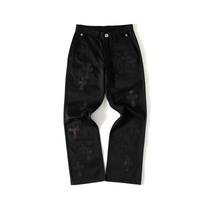 クロムハーツメンズブラックジーンズc5177