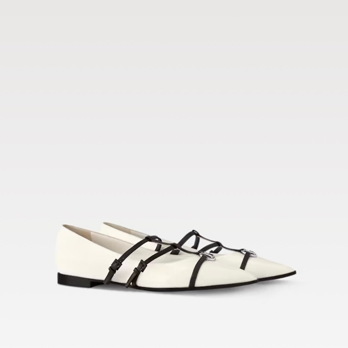 ルイヴィトンレディースバレリーナフラットs3385