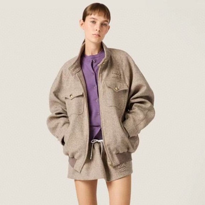 ミュウミュウレディースカジュアルジャケットc5185