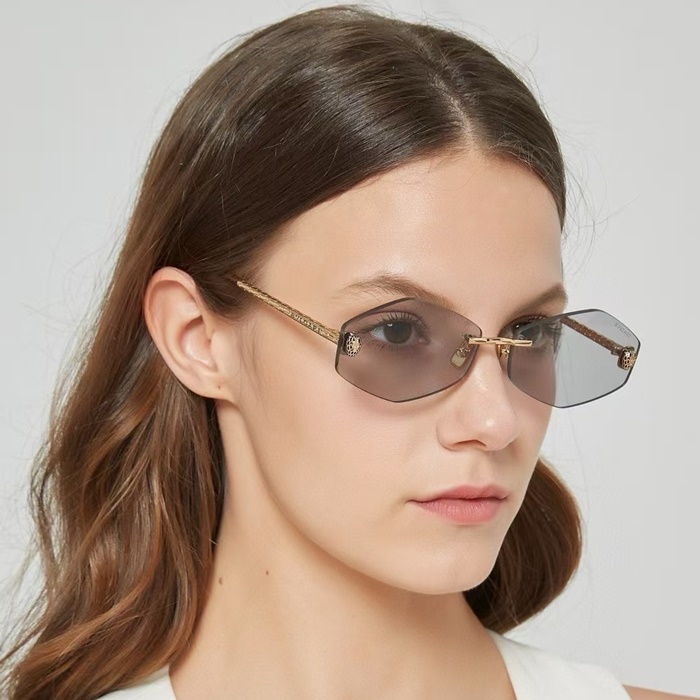 ブルガリレディースプレミアムメタルフレームサングラスc3826