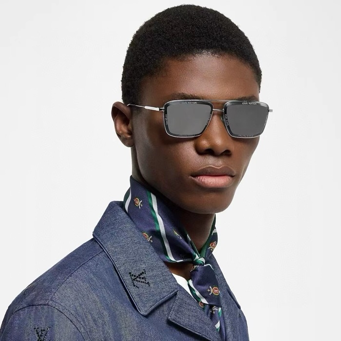 ルイヴィトンメンズプレミアムメタルフレームサングラスc3846