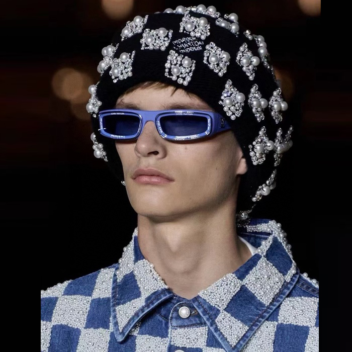 ルイヴィトンユニセックスイニシャルサングラスc3884