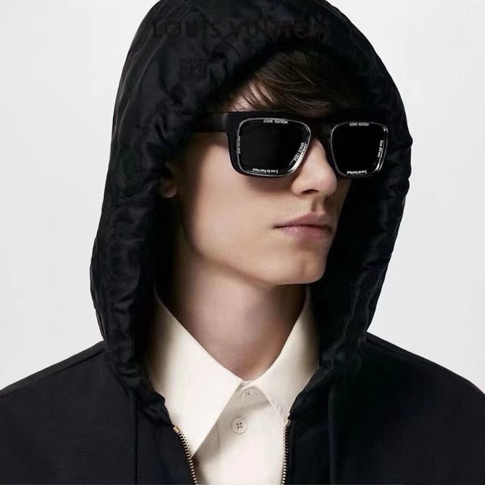 ルイヴィトンユニセックスイニシャルサングラスc3890