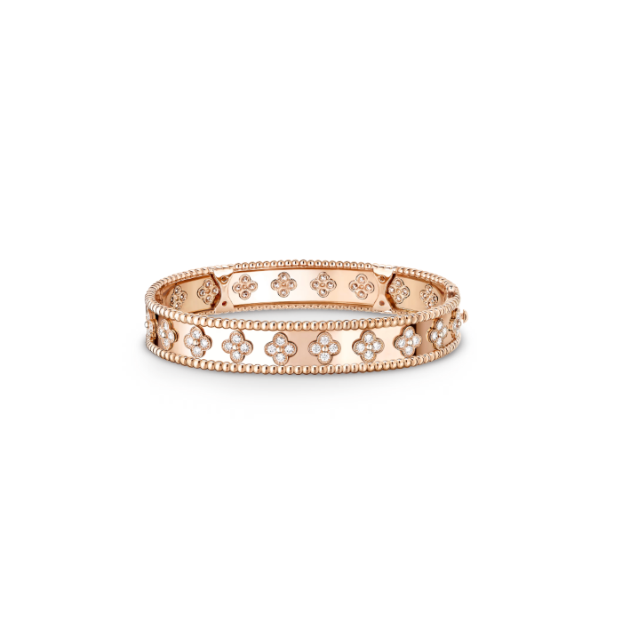 ヴァンクリーフ＆アーペルレディースペルレクローバーブレスレット&éc3934