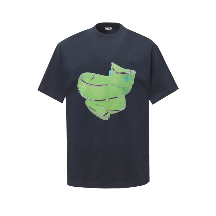 ロエベメンズラウンド半袖Tシャツc5228