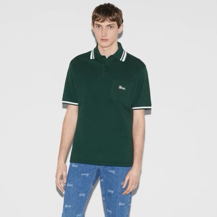 グッチメンズポロ半袖Tシャツc5254