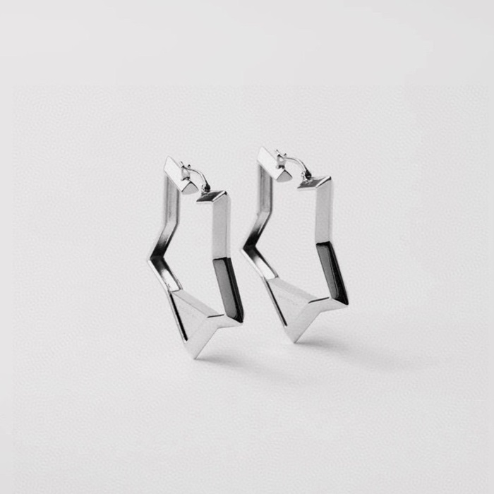 プラダレディースゴールドピアスc4065