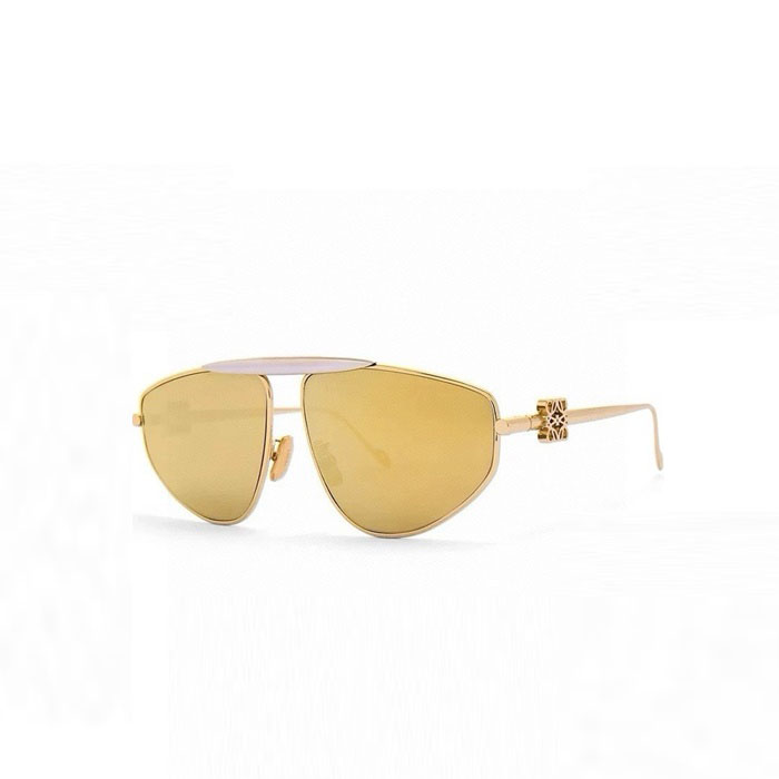 ロエベレディースプレミアムメタルフレームサングラスc4139